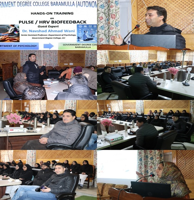 Hands-on Training on Pulse/HRV Biofeedback (Department of Psychology, Dec. 12, 2024)